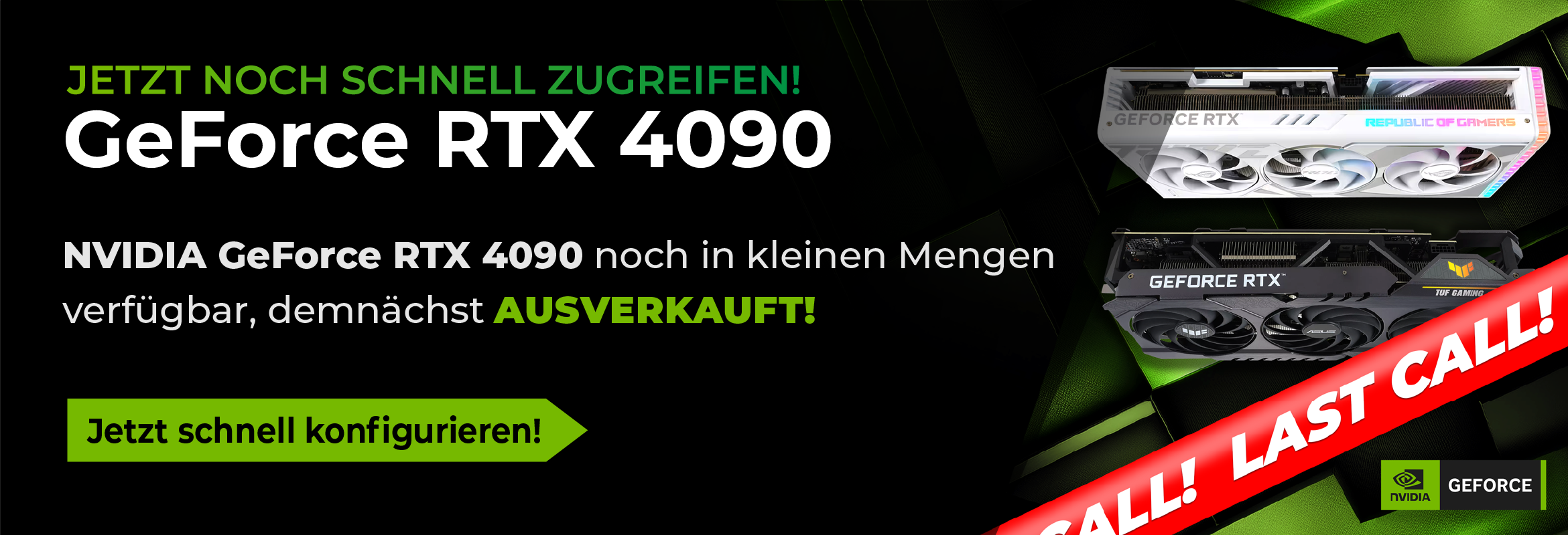 Banner RTX 4090 Grafikkarte