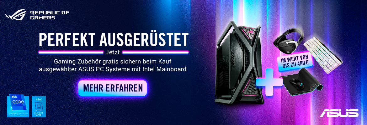 Banner ASUS Gaming Gear Gratis