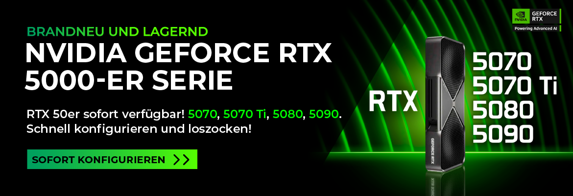 Banner Nvidia 5070 Ti Grafikkarte